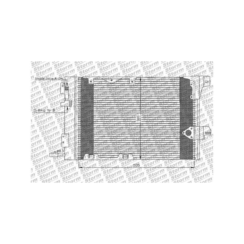 Condenseur de climatisation STORM