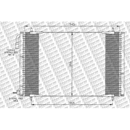 Condenseur de climatisation STORM