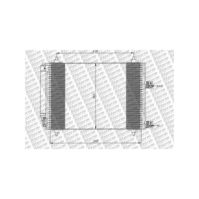 Condenseur de climatisation STORM