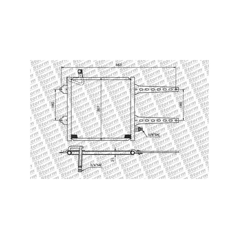 Condenseur de climatisation STORM