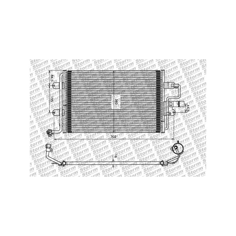 Condenseur de climatisation STORM