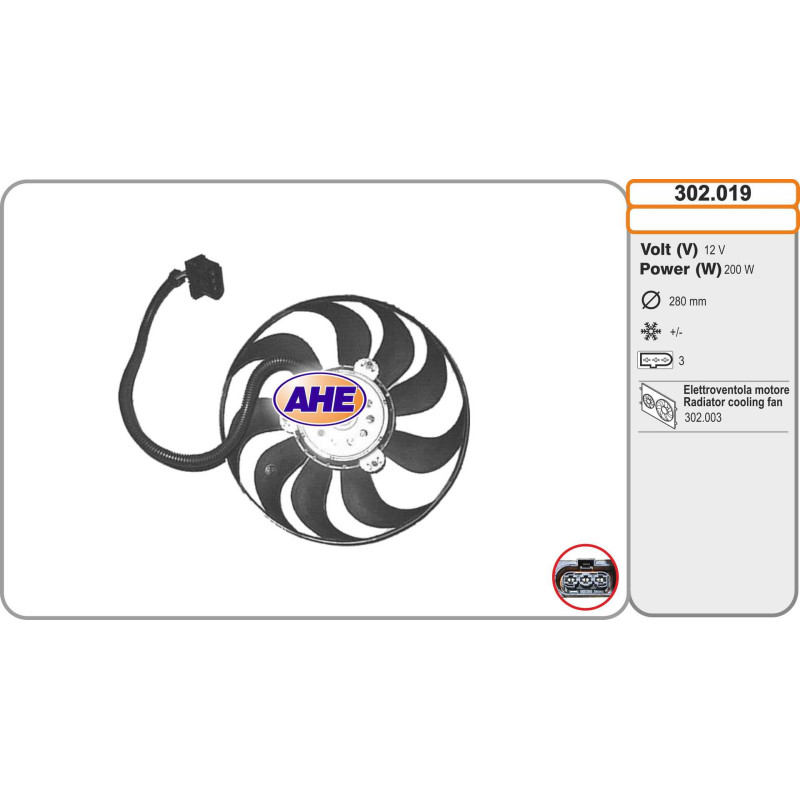 Ventilateur (refroidissement moteur) AHE