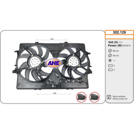 Ventilateur (refroidissement moteur) AHE