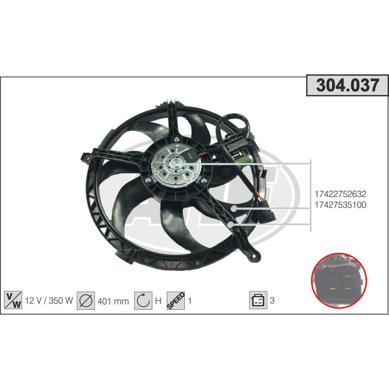 Ventilateur (refroidissement moteur) AHE