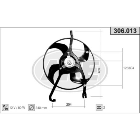 Ventilateur (refroidissement moteur) AHE