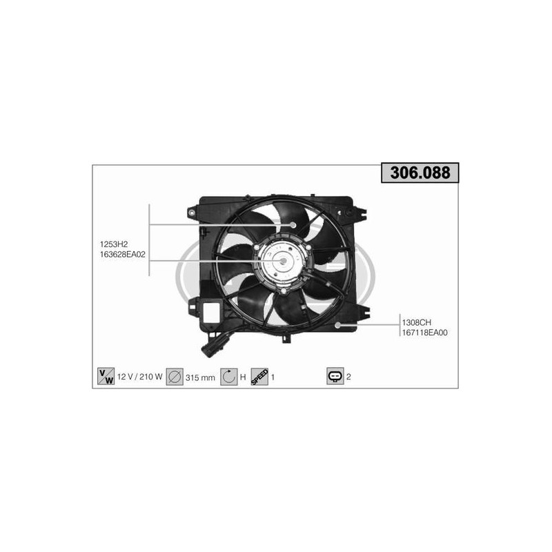 Ventilateur (refroidissement moteur) AHE