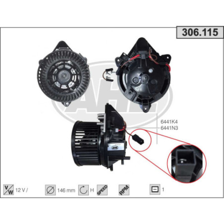 Pulseur d'air habitacle AHE