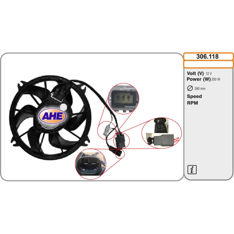 Ventilateur (refroidissement moteur) AHE