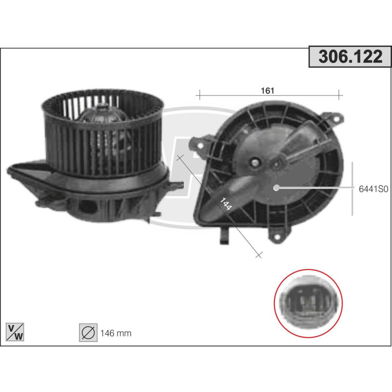 Pulseur d'air habitacle AHE