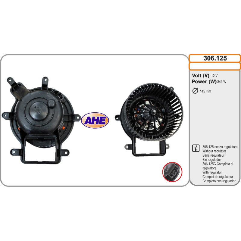 Pulseur d'air habitacle AHE