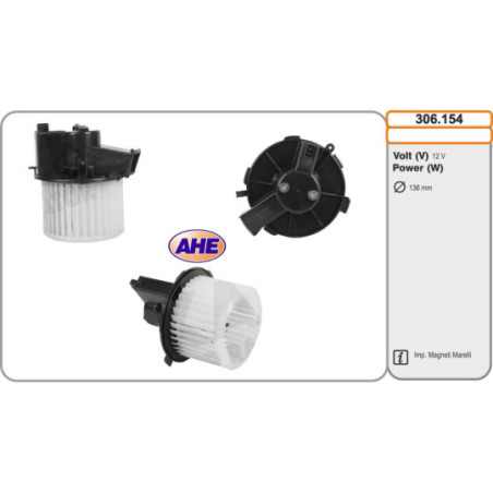 Pulseur d'air habitacle AHE