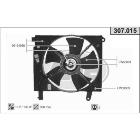 Ventilateur (refroidissement moteur) AHE