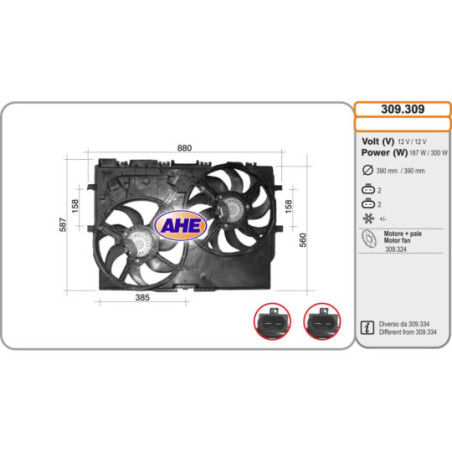 Ventilateur (refroidissement moteur) AHE