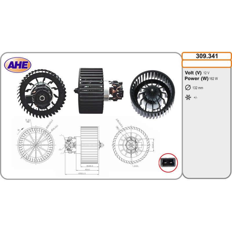 Pulseur d'air habitacle AHE