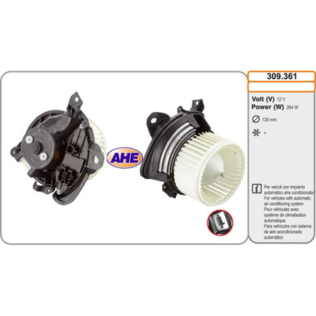 Pulseur d'air habitacle AHE