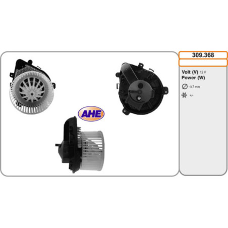 Pulseur d'air habitacle AHE