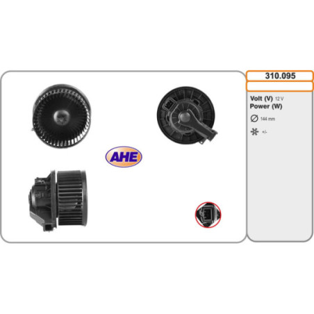 Pulseur d'air habitacle AHE