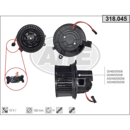 Pulseur d'air habitacle AHE