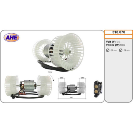 Pulseur d'air habitacle AHE