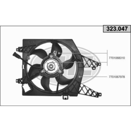 Ventilateur (refroidissement moteur) AHE