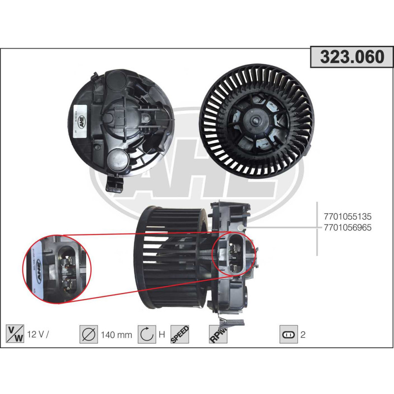 Pulseur d'air habitacle AHE