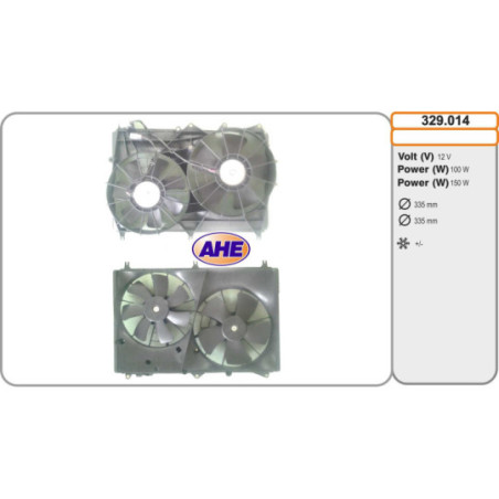 Ventilateur (refroidissement moteur) AHE