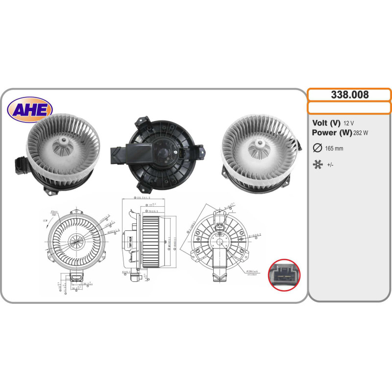 Pulseur d'air habitacle AHE
