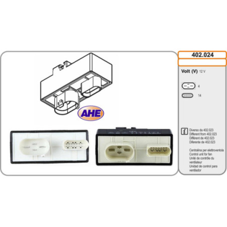 Commande (ventilateur...