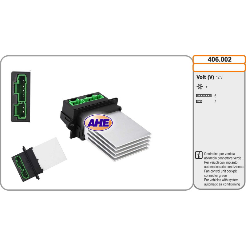 Commande (ventilateur électrique (refroidissement du moteur)) AHE