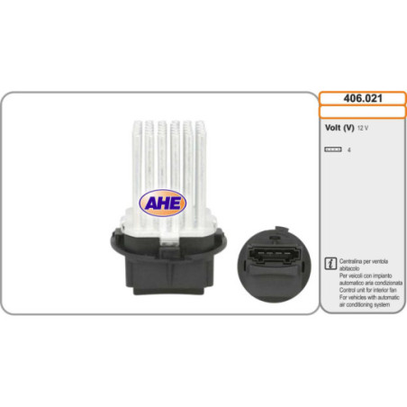 Commande (ventilateur électrique (refroidissement du moteur)) AHE