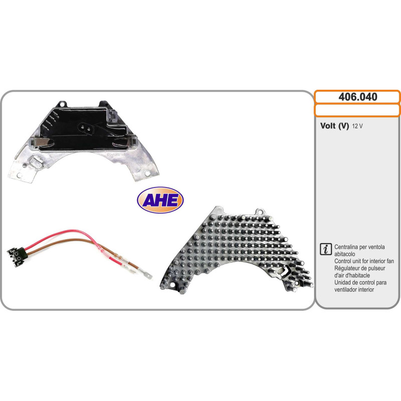 Commande (ventilateur électrique (refroidissement du moteur)) AHE