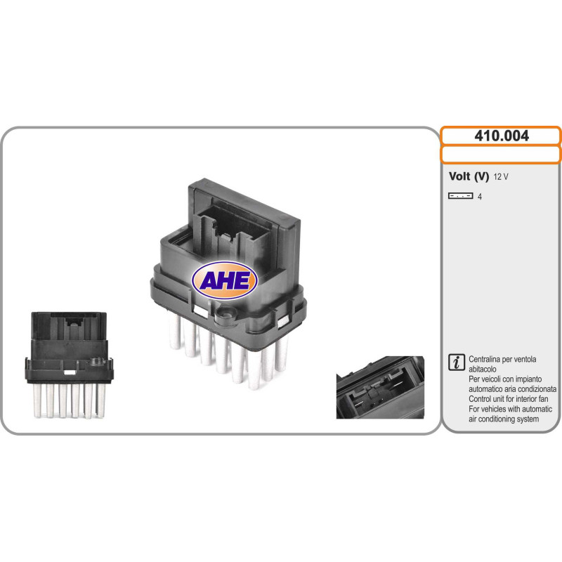 Commande (ventilateur électrique (refroidissement du moteur)) AHE