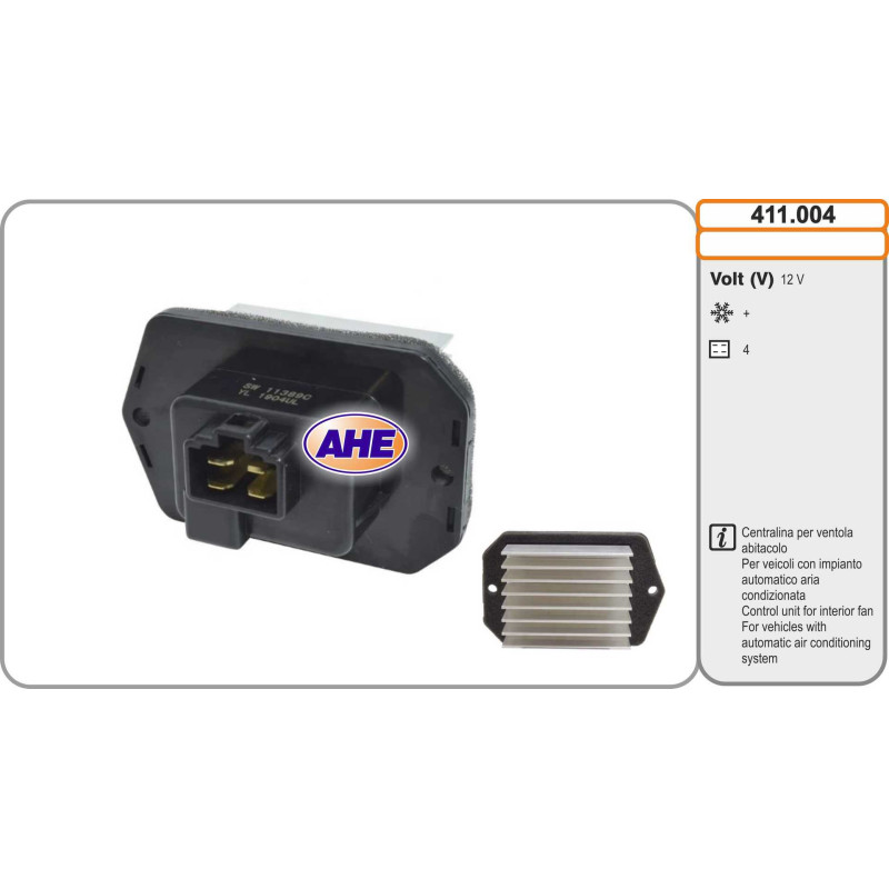 Commande (ventilateur électrique (refroidissement du moteur)) AHE