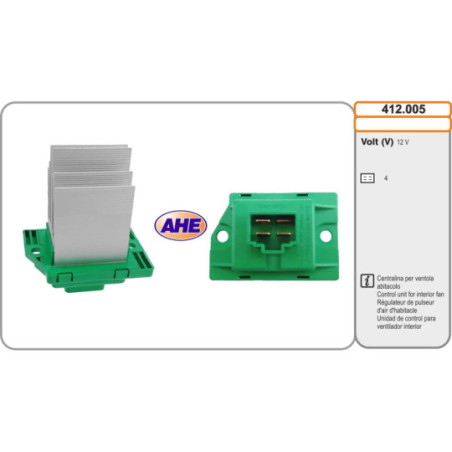 Commande (ventilateur électrique (refroidissement du moteur)) AHE