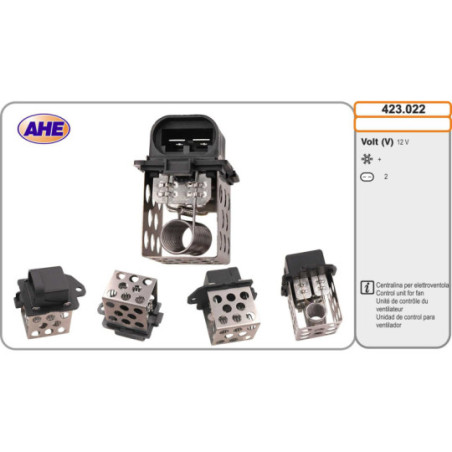 Commande (ventilateur électrique (refroidissement du moteur)) AHE