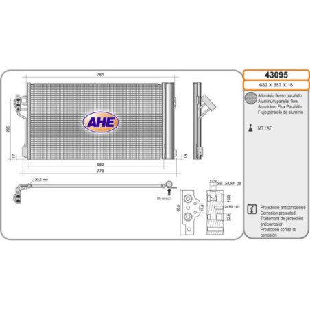 Condenseur de climatisation AHE