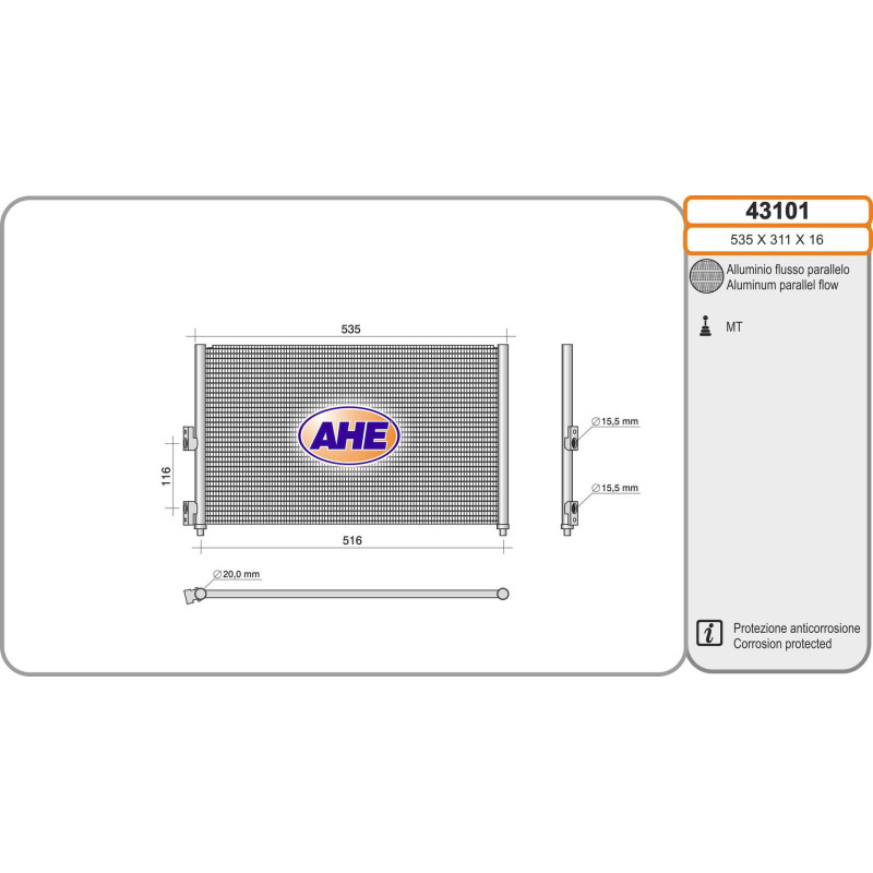 Condenseur de climatisation AHE