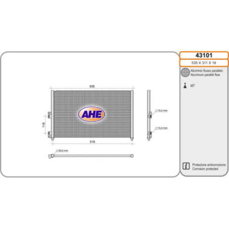 Condenseur de climatisation AHE