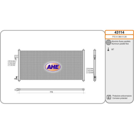 Condenseur de climatisation AHE