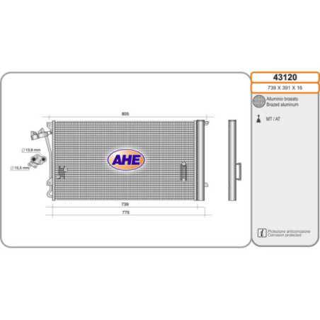 Condenseur de climatisation AHE