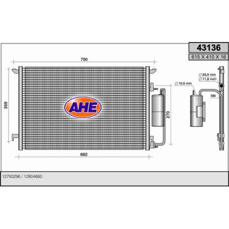 Condenseur de climatisation AHE