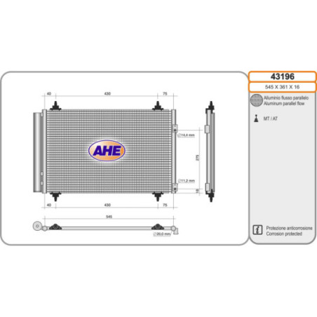 Condenseur de climatisation AHE