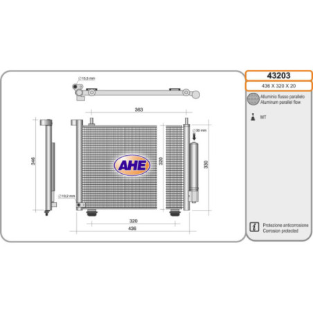 Condenseur de climatisation AHE