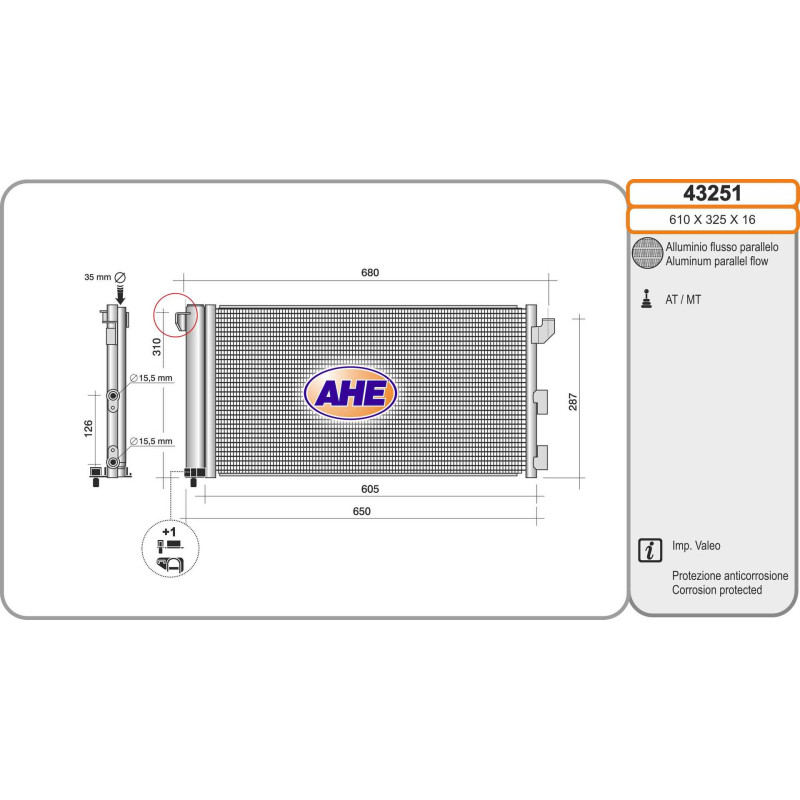 Condenseur de climatisation AHE