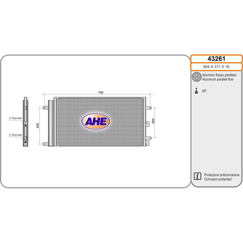 Condenseur de climatisation AHE
