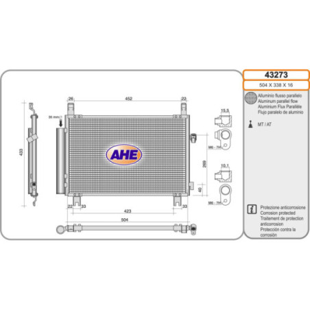 Condenseur de climatisation AHE