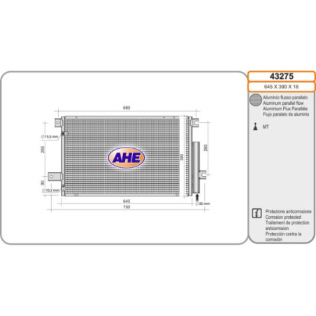Condenseur de climatisation AHE