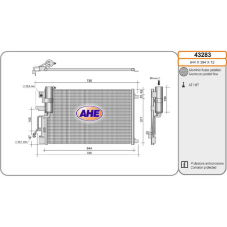 Condenseur de climatisation AHE