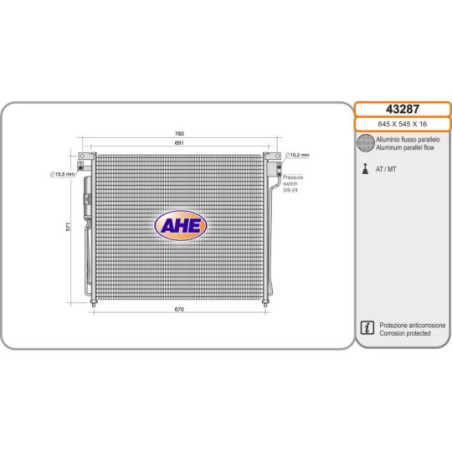 Condenseur de climatisation...