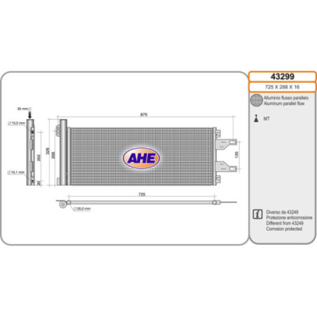 Condenseur de climatisation AHE